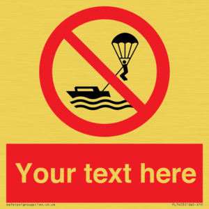 Custom No parasailing